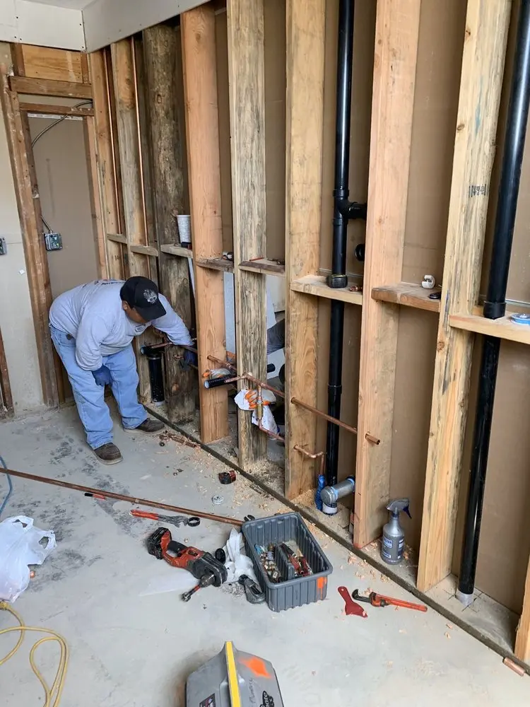 Commercial rough-in plumbing for Trenchless Sewer Repair in Satsuma